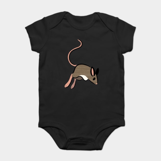 Hopping Mouse Baby Bodysuit by DeguArts